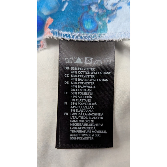 New H&M sz 10 Skirt pencil or straight knee length multi color thin 1238 - Picture 4 of 4